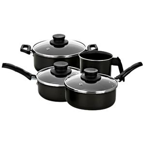 Bateria cocina Mu ltiflon ne gro 4 piezas